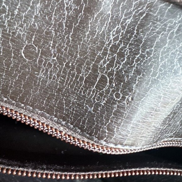 Vintage Christian Dior Logo Print Canvas Clutch Unisex - Picture 10 of 15